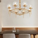 Loft Industry Modern - Gold Spire Chandelier